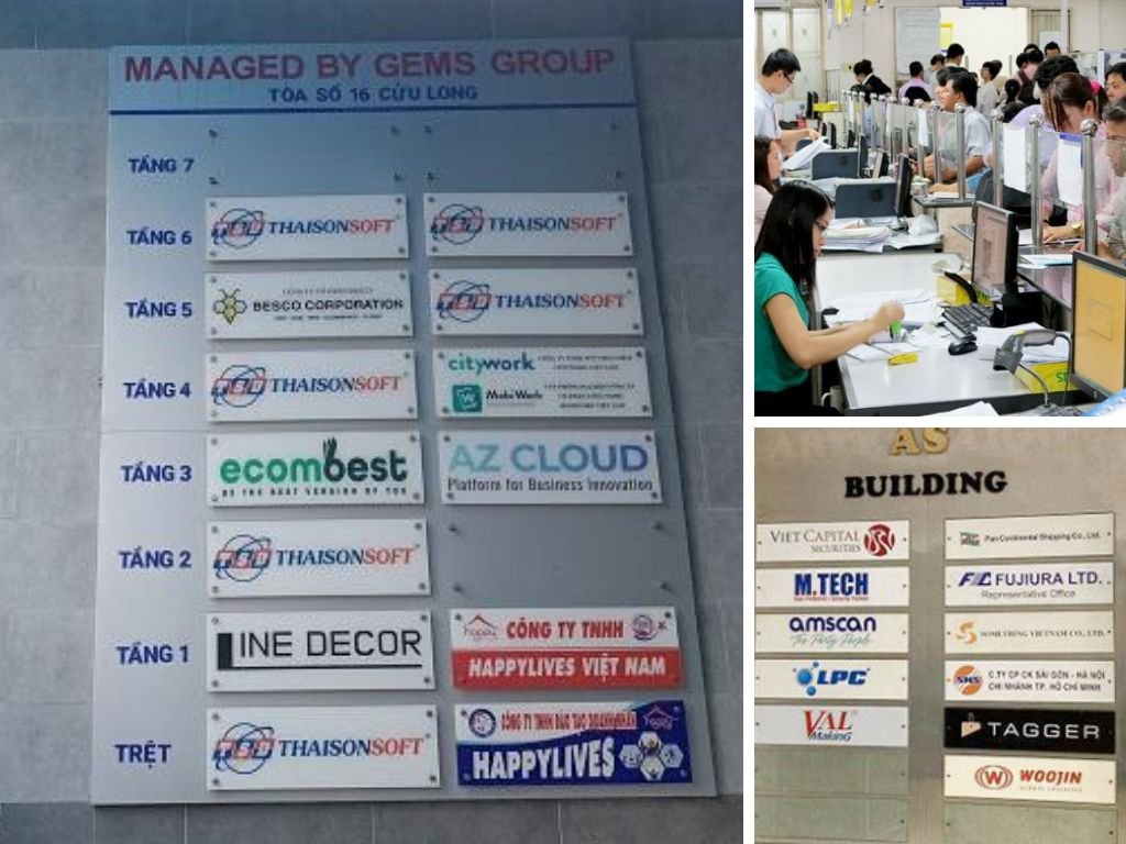 1 địa chỉ có thể có nhiều công ty